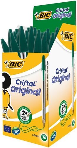 BOLIGRAFO BIC CRISTAL VERDE