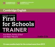 FIRST FOR SCHOOLS TRAINER AUDIO CDS (3) 2ND EDITION