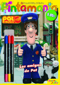 PAT EL CARTERO. PINTAMANIA ROTULADORES DOBLES