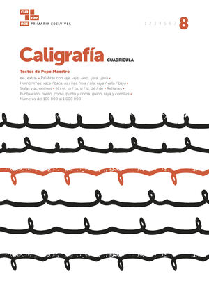 CUADERNO CALIGRAFIA 8 (CUADRICULA)