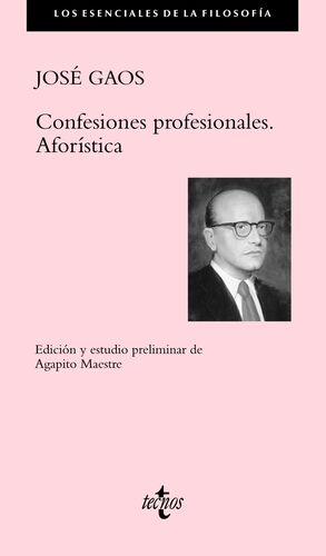 CONFESIONES PROFESIONALES. AFORISTICA